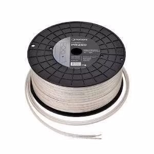 Norstone PREMIUM PR250 – 2×2,5 mm² OFC кабел, STAR структура, 0,0056 Ω/м, полиетиленова изолация, перлен бял финиш, ролка 100 m