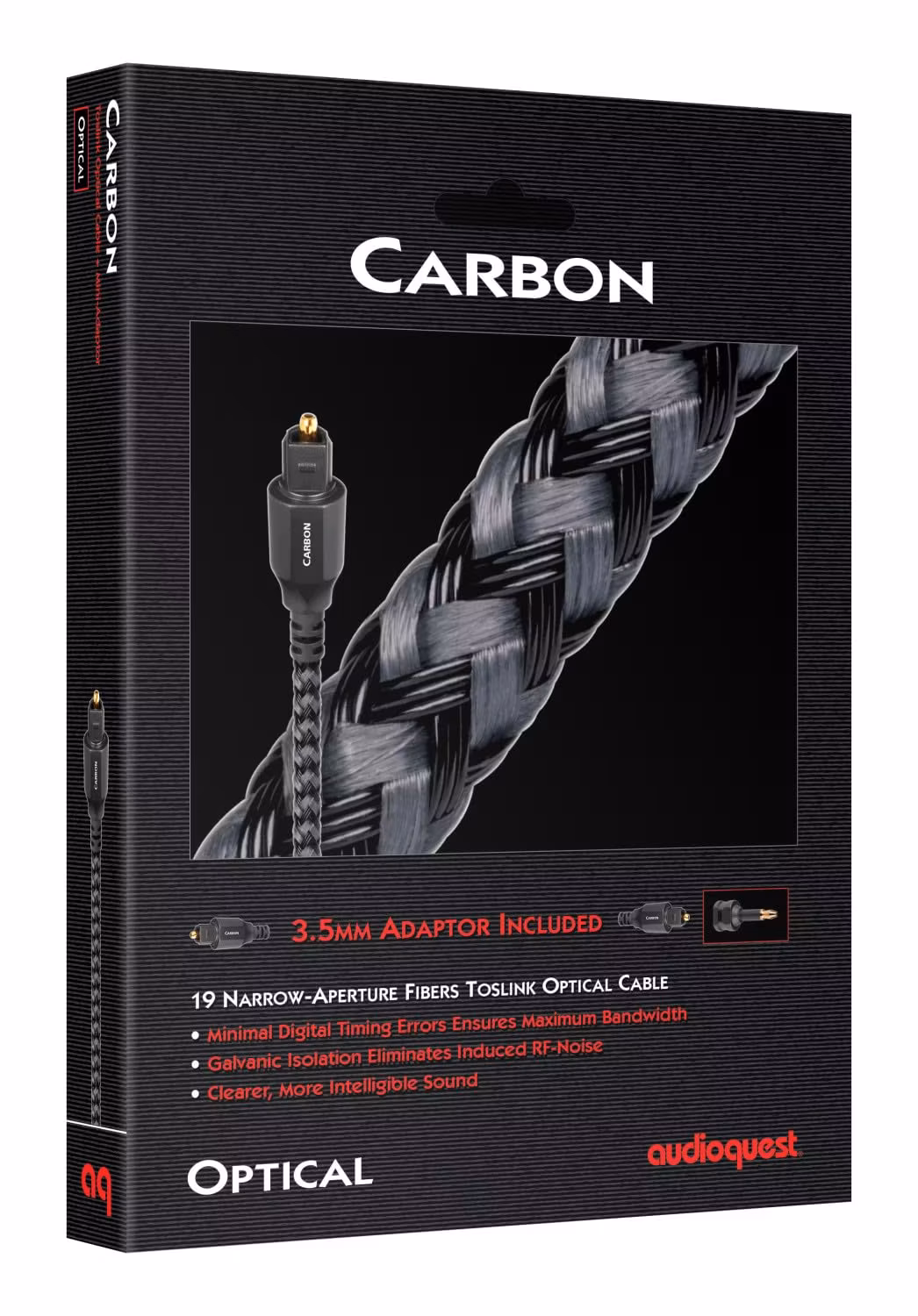 Оптичен кабел AudioQuest Carbon Optical Оптичен кабел AudioQuest Carbon Optical - Image 2