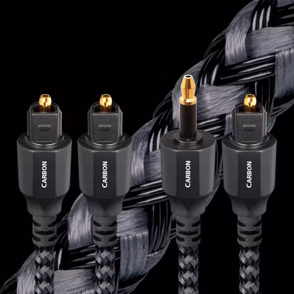 Оптичен кабел AudioQuest Carbon Optical AudioQuest Carbon Optical оптичен кабел с 19 синтетични влакна и прецизно полирани краища