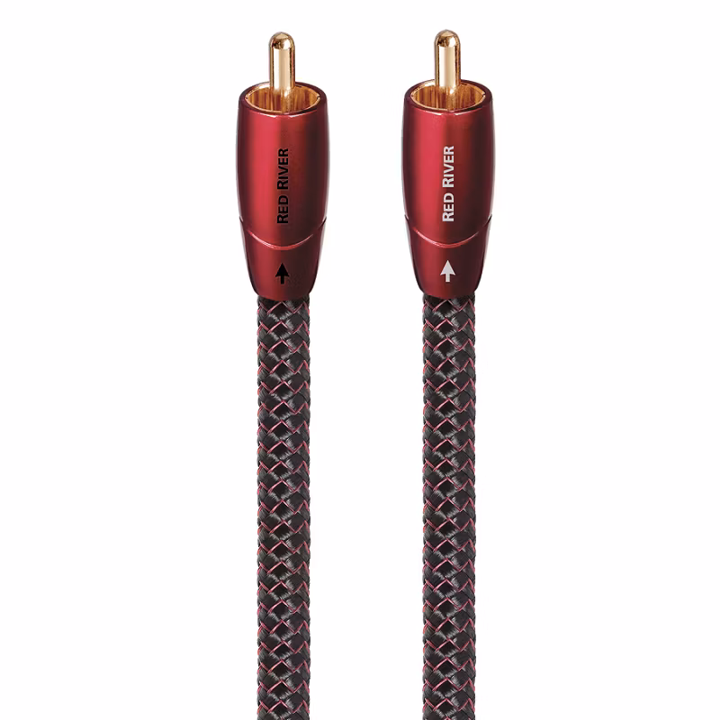 Кабел интерконект AudioQuest Red River RCA AudioQuest Red River RCA – solid LGC интерконект с Triple‑Balanced геометрия
