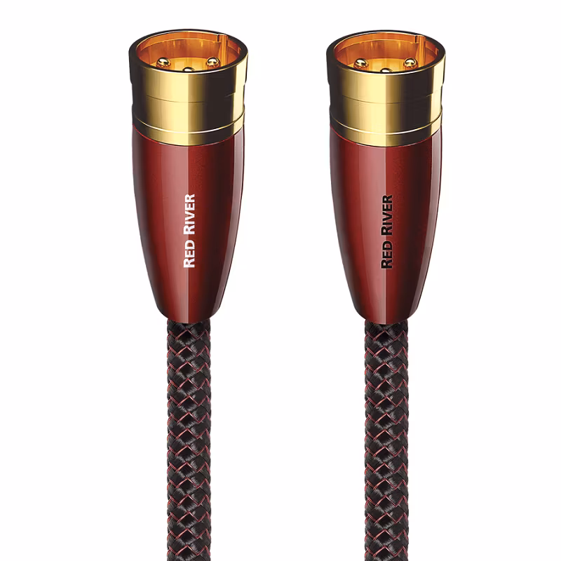 Кабел интерконект AudioQuest Red River XLR AudioQuest Red River XLR – балансиран XLR интерконект с Perfect‑Surface Copper проводници