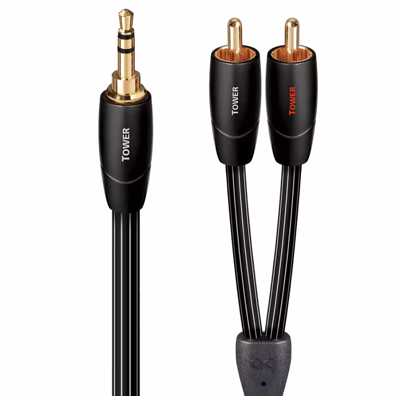 Кабел интерконект 3,5 mm. Jack to RCA AudioQuest Tower AudioQuest Tower,Кабел интерконект 3,5 mm. Jack to RCA AudioQuest Tower,Кабел интерконект,AudioQuest,Кабел интерконект RCA, AudioQuest Tower,AudioQuest Tower,3,5 mm. Jack to RCA,Tower