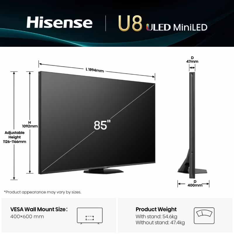Телевизор Hisense 85U8Q Телевизор Hisense 85U8Q - Image 2