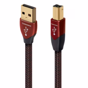 AudioQuest Cinnamon USB дигитален аудио кабел USB A към USB B с 1,25% сребърно покритие