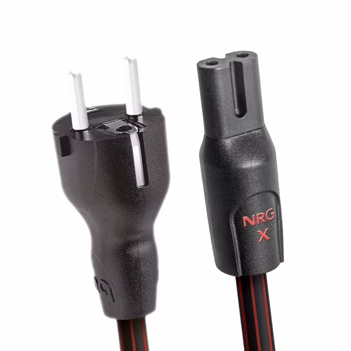 Захранващ кабел AudioQuest NRG-X2 AudioQuest NRG-X2 захранващ кабел с C7 конектор за Hi‑Fi и аудио системи
