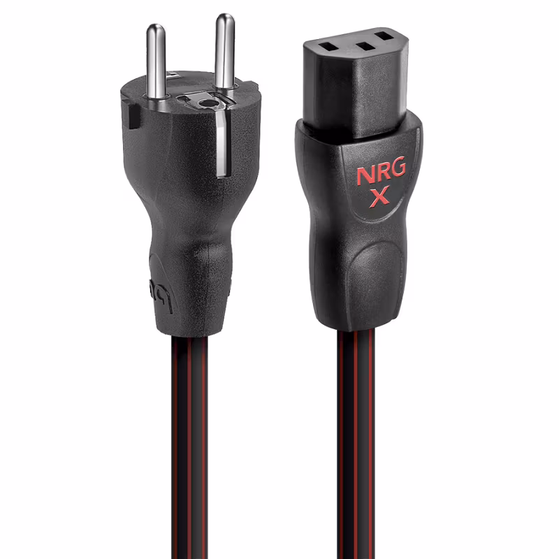 Захранващ кабел AudioQuest NRG-X3 AudioQuest NRG-X3 захранващ кабел с IEC C13 конектор за Hi‑Fi аудио системи