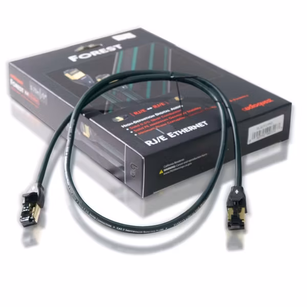 Интернет кабел AudioQuest Forest RJ/E AudioQuest Forest RJ/E Ethernet кабел с RJ45 конектори за стабилна връзка